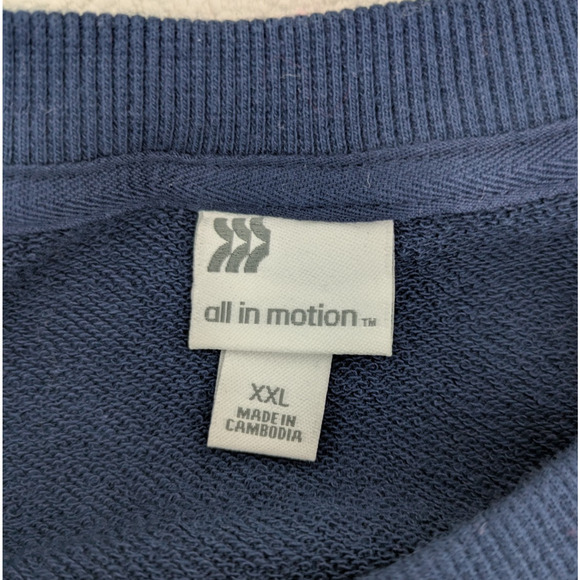 Women's Baja Sweatshirt Navy Blue XXL Activewear30 - Picture 3 of 5